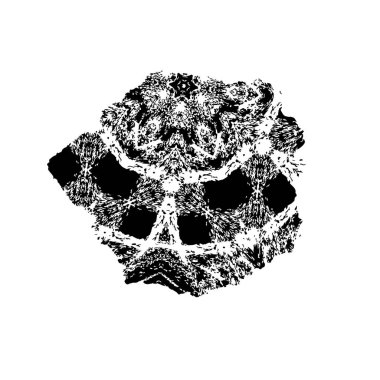 Siyah ve beyaz dokular. grunge soyut vektör yüzeyi 