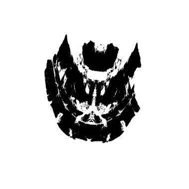 Siyah ve beyaz dokular. grunge soyut vektör yüzeyi 