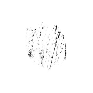 creative element of black brush stroke on white background 