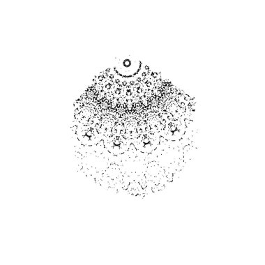 Beyaz arka planda siyah mürekkep fırça sıyrık. 