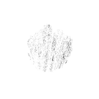 Beyaz arka planda siyah mürekkep fırça sıyrık. 