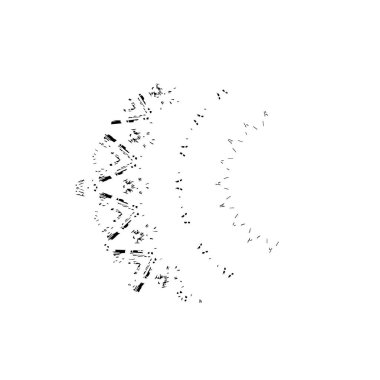 Soyut arkaplan. Monokrom dokusu. Siyah ve beyaz desenli arkaplan