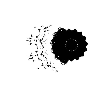 Soyut arkaplan. Monokrom dokusu. Siyah ve beyaz desenli arkaplan