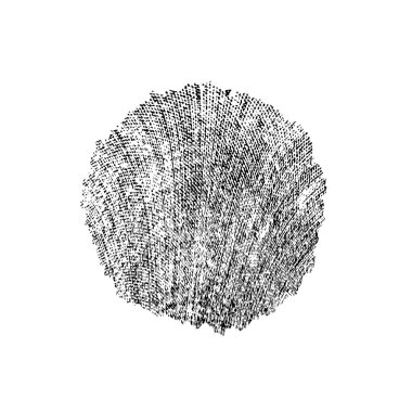 Beyaz arka planda siyah mürekkep fırçası darbesi. vektör illüstrasyonu.