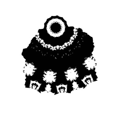 soyut grunge fırça darbesi, elle çizilmiş doku