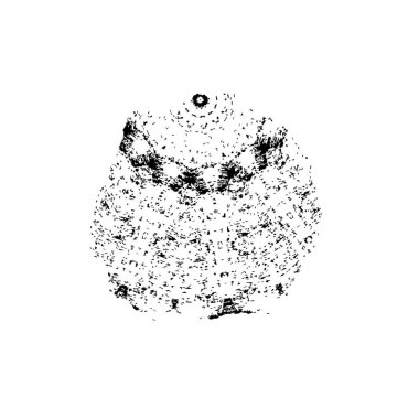 creative element of black brush stroke on white background 