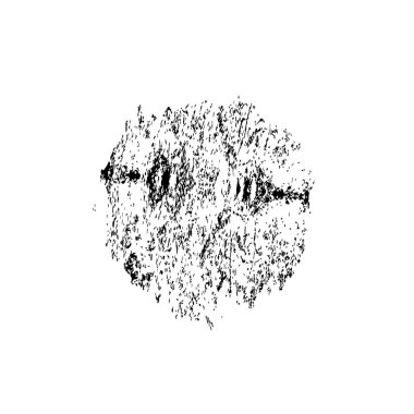 creative element of black brush stroke on white background 