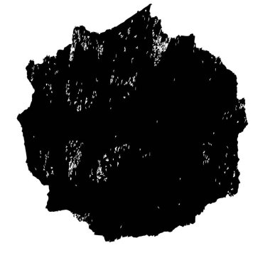 creative element of black brush stroke on white background 