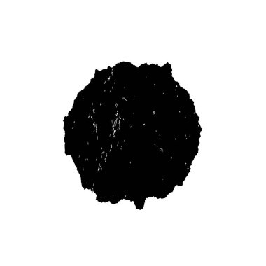 Beyaz arkaplanda siyah grunge mürekkep fırçası darbeleri. 