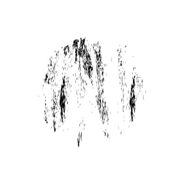creative element of black brush stroke on white background