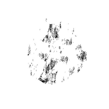 creative element of black brush stroke on white background