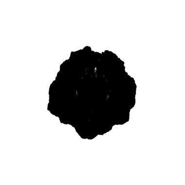 creative element of black brush stroke on white background