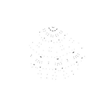 creative element of black brush stroke on white background