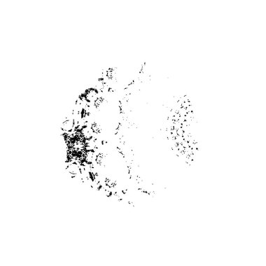 creative element of black brush stroke on white background