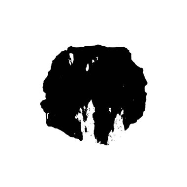 siyah fırça darbesi ve doku. grunge soyut el - boyanmış elementler.