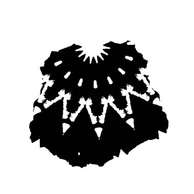 Vektör el çizimi. soyut mürekkep çizimi