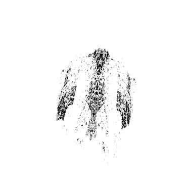 soyut insan vücudu silueti.