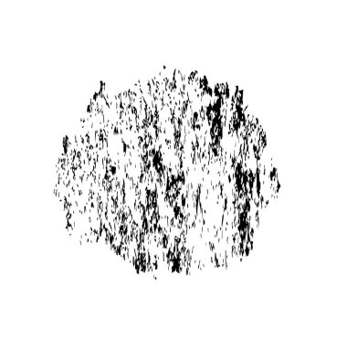 creative element of black brush stroke on white background