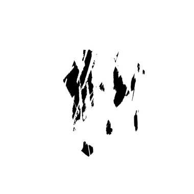 creative element of black brush stroke on white background