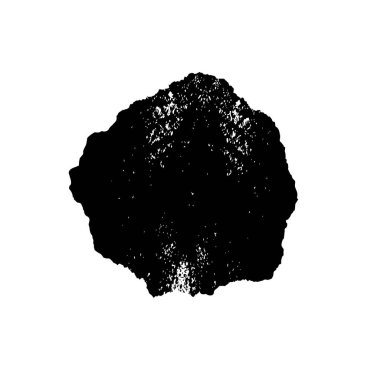 creative element of black brush stroke on white background