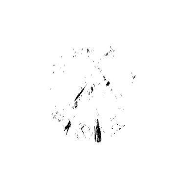 creative element of black brush stroke on white background