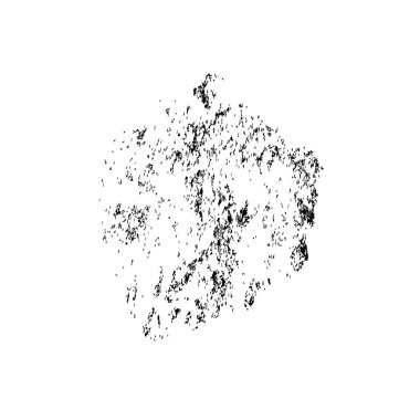 creative element of black brush stroke on white background