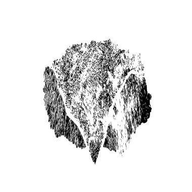 vektör mürekkebi grunge fırça darbesi.