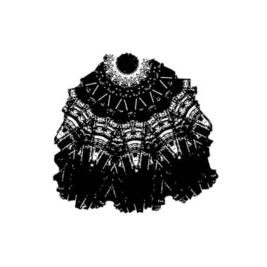 vektör mürekkebi grunge fırça darbesi.