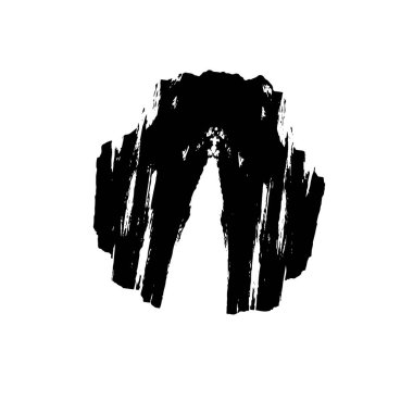 vektör mürekkebi grunge fırça darbesi.