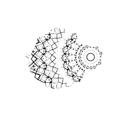 Soyut geometrik arkaplan. vektör illüstrasyonu.