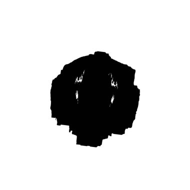 soyut fırça darbesi izole vektör çizimi