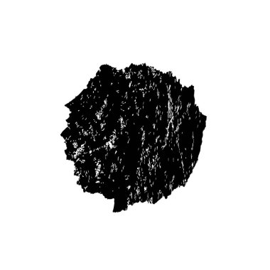 soyut siyah mürekkep lekesi beyaz arkaplanda izole edildi.