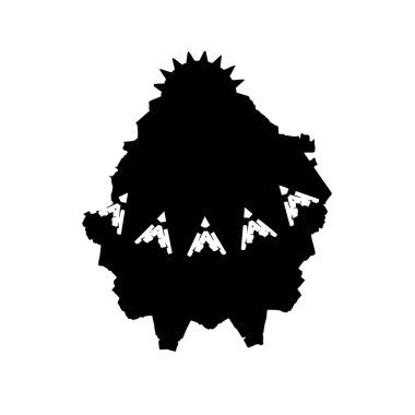 arkaplanda siyah mürekkep fırçası darbesi.