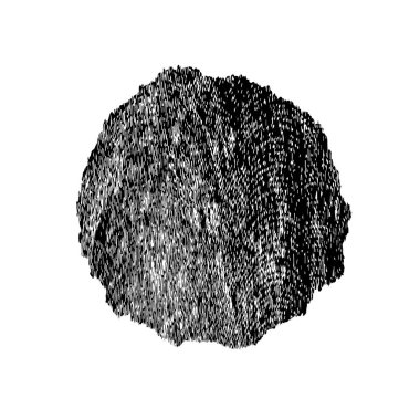 Beyaz arka planda siyah mürekkep fırça sıyrık.