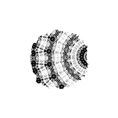 Beyaz arka planda siyah mürekkep fırça sıyrık.