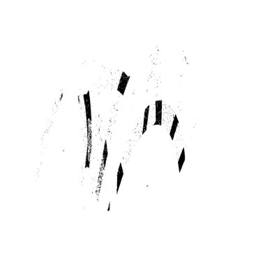 Beyaz arka planda siyah mürekkep fırça sıyrık.