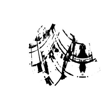 siyah ve beyaz vektör arkaplanı. soyut illüstrasyon.