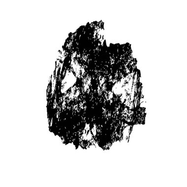 Grunge siyah beyaz dokusu, vektör arkaplan. Stresli doku ya da sıkıntılı kaplama. Stres, sıkıntı, soyut karmaşa etkisi. Tehlike, dağınıklık, tahıl