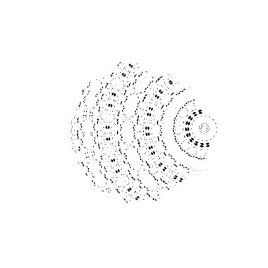 Çember ve çizgilerle soyut vektör arkaplanı. Dijital teknoloji ve bilim için tasarım