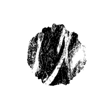 vektör siyah fırça darbesi. Grunge fırça darbesi. Sıçrama çemberinden izole edilmiş. soyut boya fırçası mürekkep sıçraması.