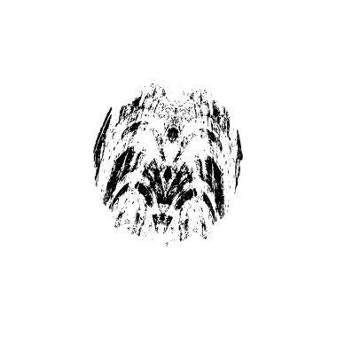 siyah fırça darbesi ve doku. grunge soyut el - boyanmış elementler.