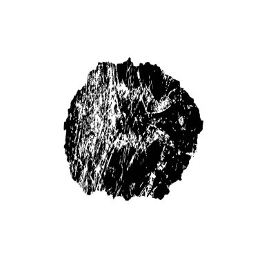 Beyaz arkaplanda siyah grunge mürekkep fırçası darbeleri. 