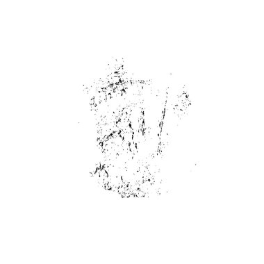 soyut grunge dokusu, beyaz arkaplanda siyah