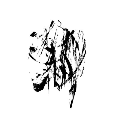 Beyaz arkaplanda soyut grunge baskısı, vektör illüstrasyon tasarımı