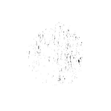 Elle çizilmiş element. Beyaz arkaplanda el boyası mürekkep izole edilmiş siyah mürekkep fırça darbelerinin vektör çizimi.