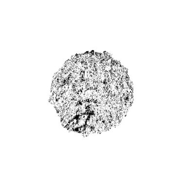 Elle çizilmiş element. Beyaz arkaplanda el boyası mürekkep izole edilmiş siyah mürekkep fırça darbelerinin vektör çizimi.