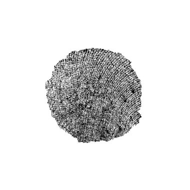 Beyaz arkaplanda soyut grunge mürekkep lekesi