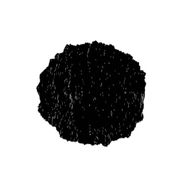 Siyah mürekkep lekesi beyaz arkaplanda izole edildi.