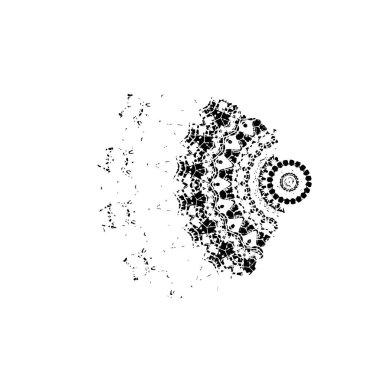 Geometrik elementlerle soyut arkaplan.