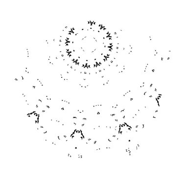 Geometrik elementlerle soyut arkaplan.